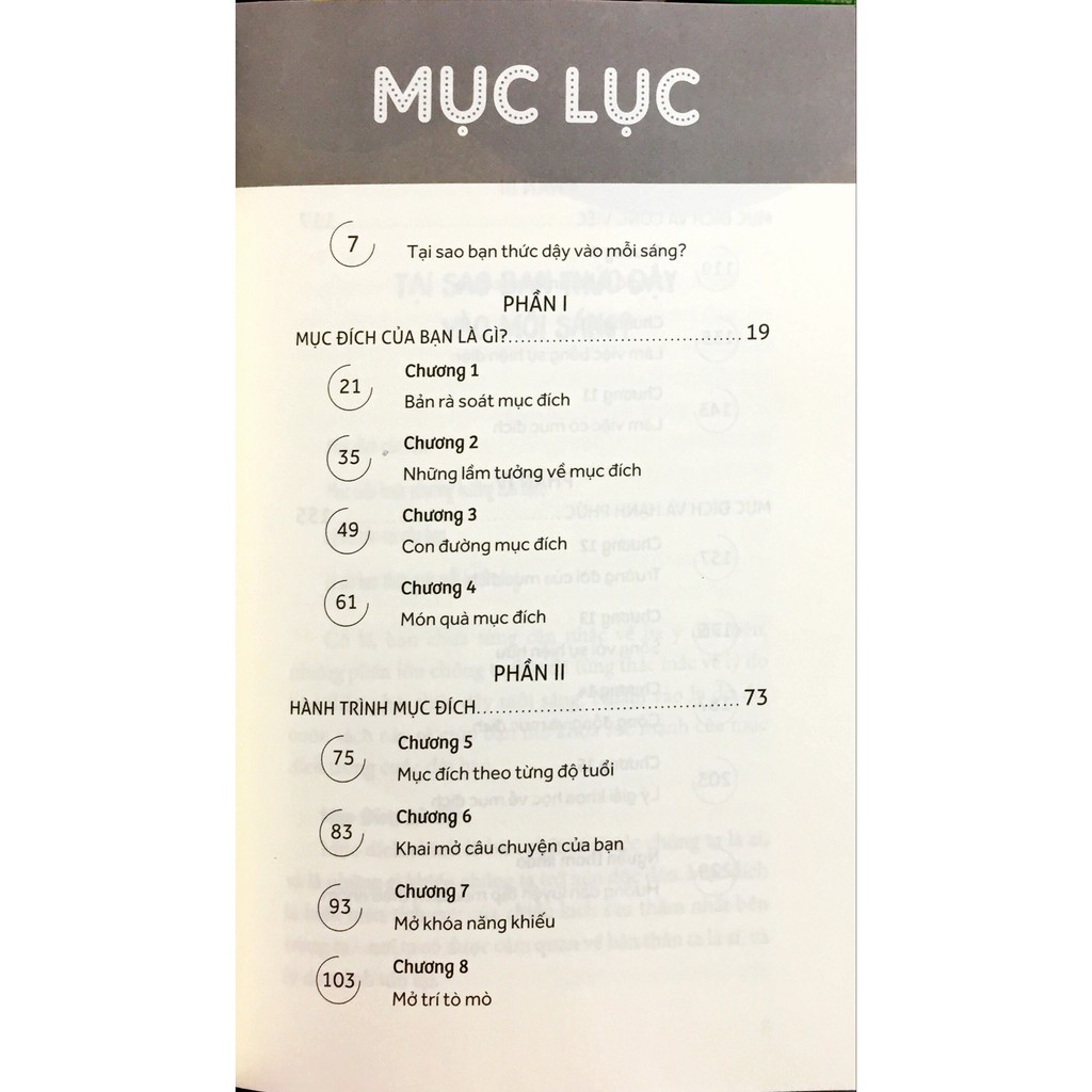 sức mạnh của mục đích