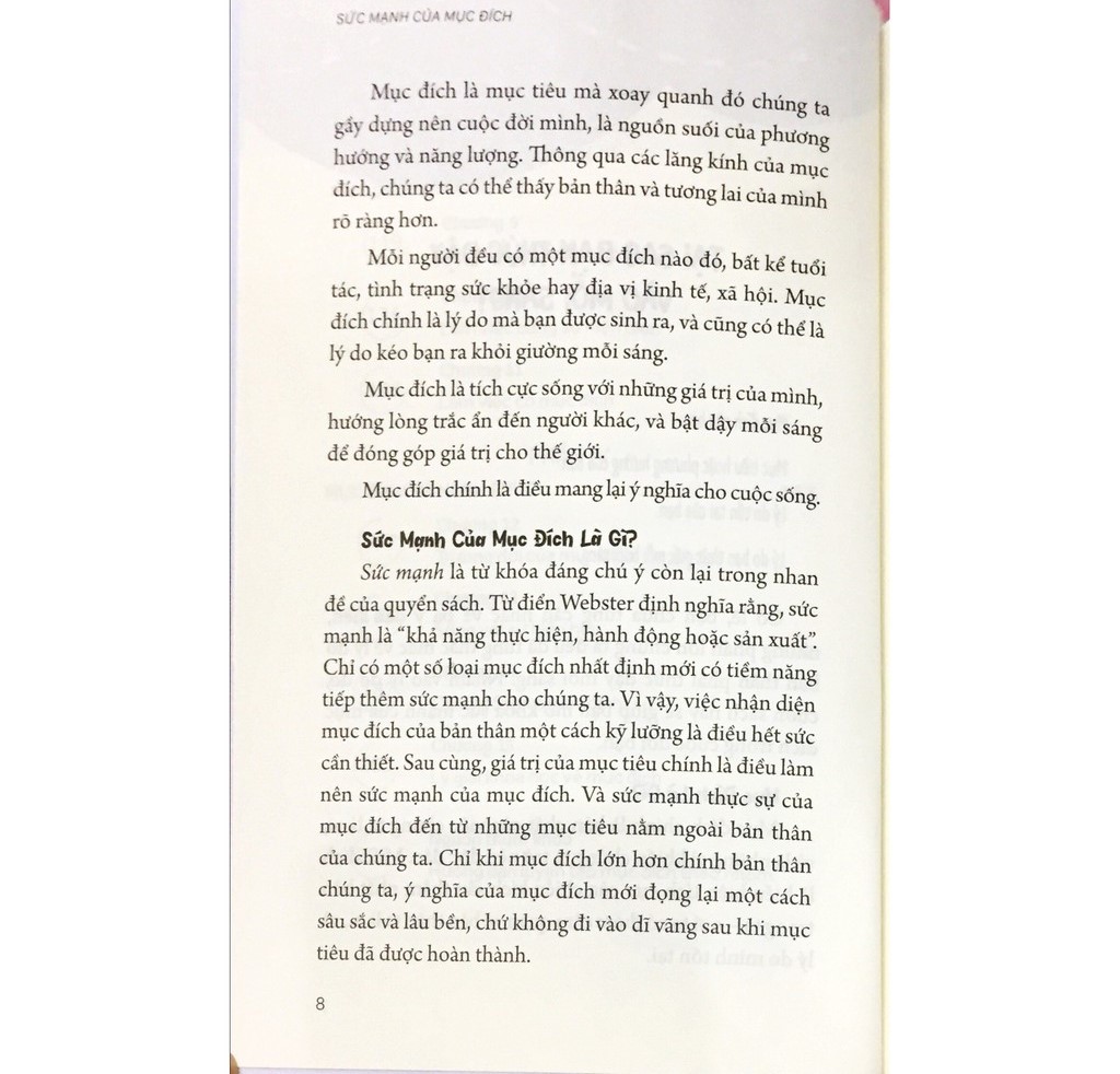 sức mạnh của mục đích