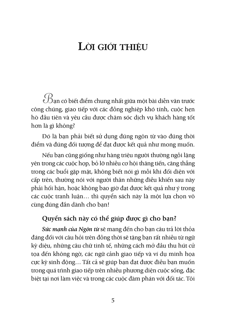 sức mạnh của ngôn từ