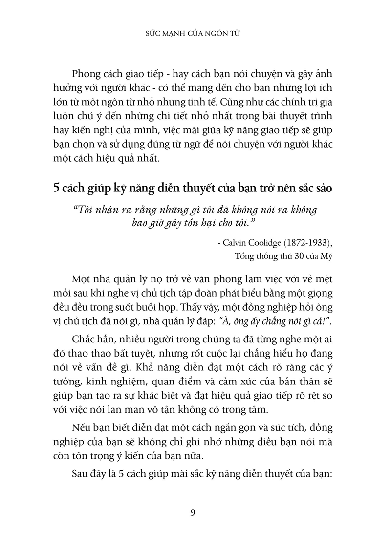 sức mạnh của ngôn từ