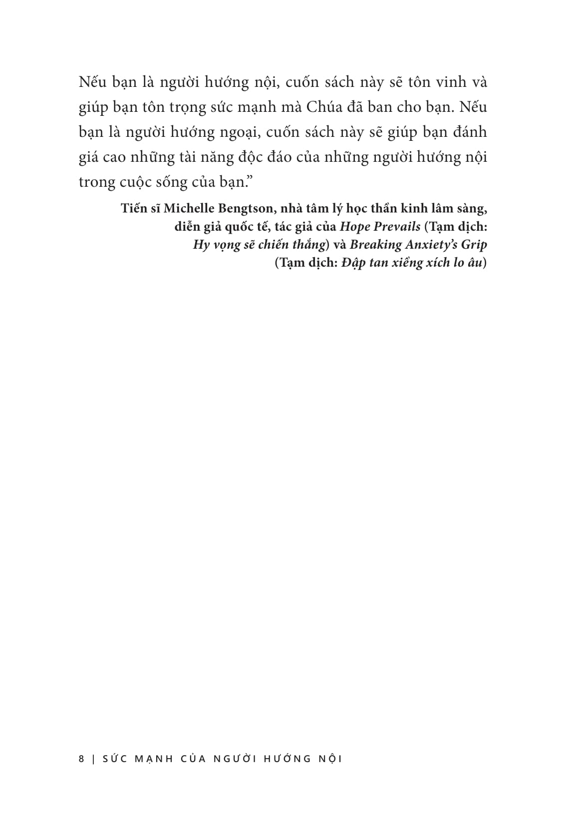 sức mạnh của người hướng nội - lý do thế giới cần bạn là chính bạn