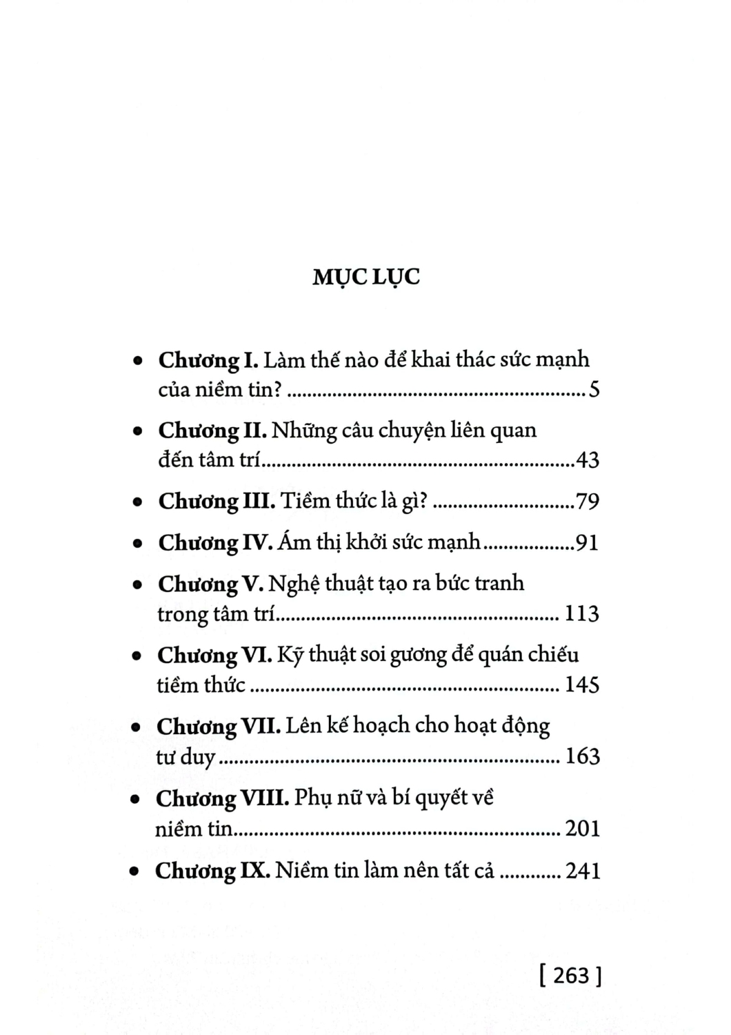 sức mạnh của niềm tin