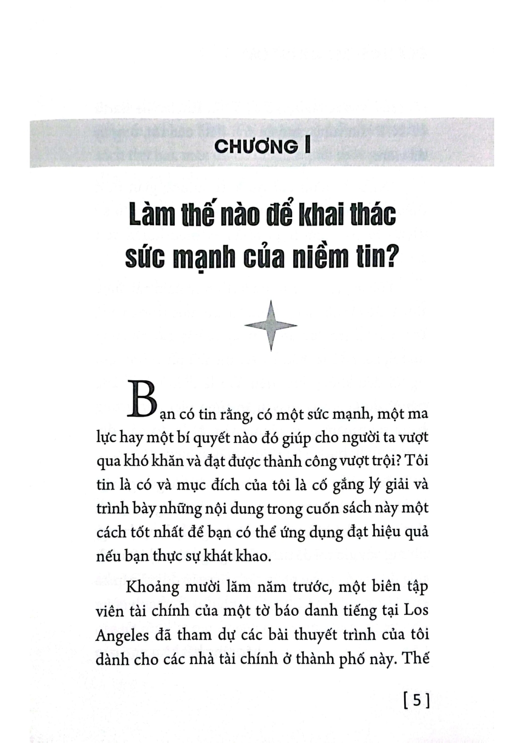 sức mạnh của niềm tin