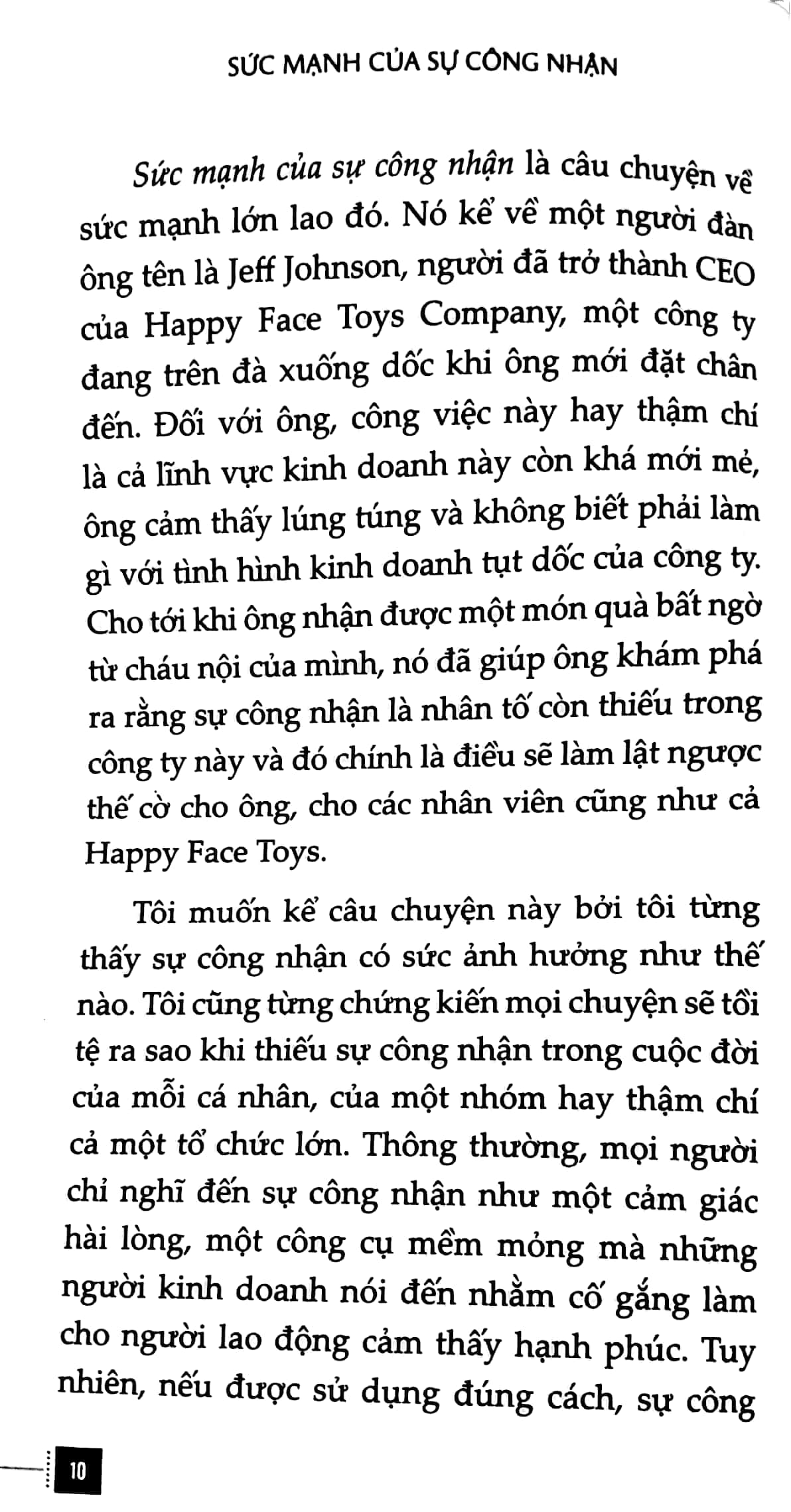 sức mạnh của sự công nhận