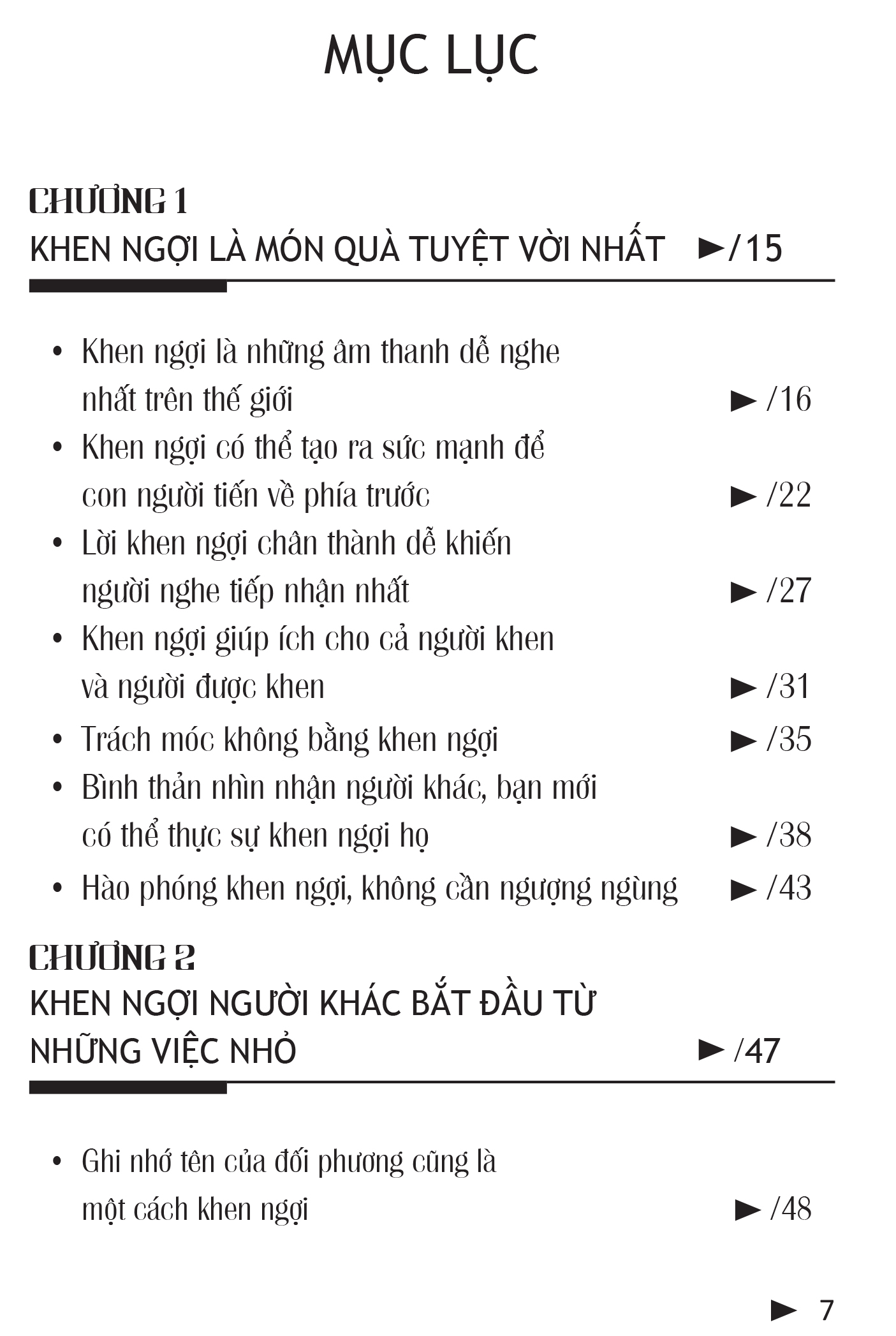 sức mạnh của sự khen ngợi