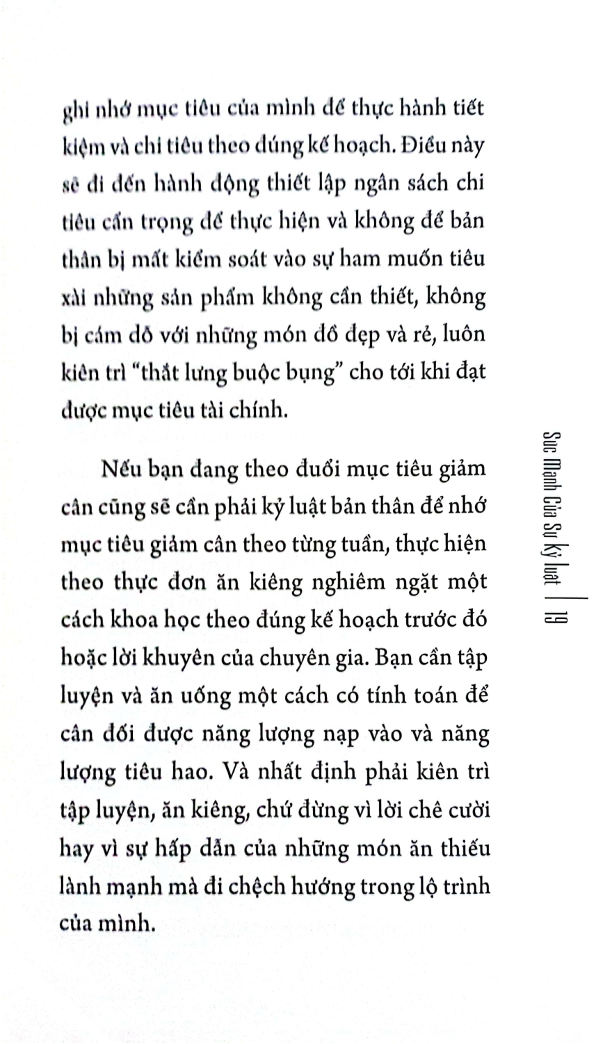 sức mạnh của sự kỷ luật