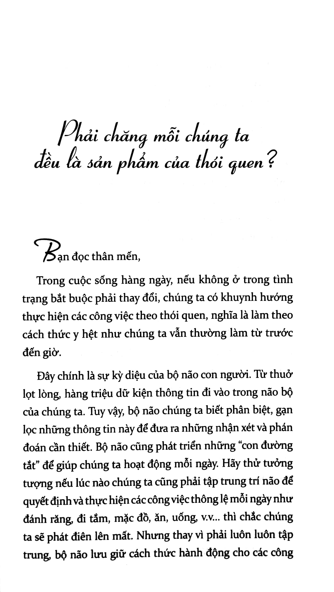 sức mạnh của thói quen - the power of habit