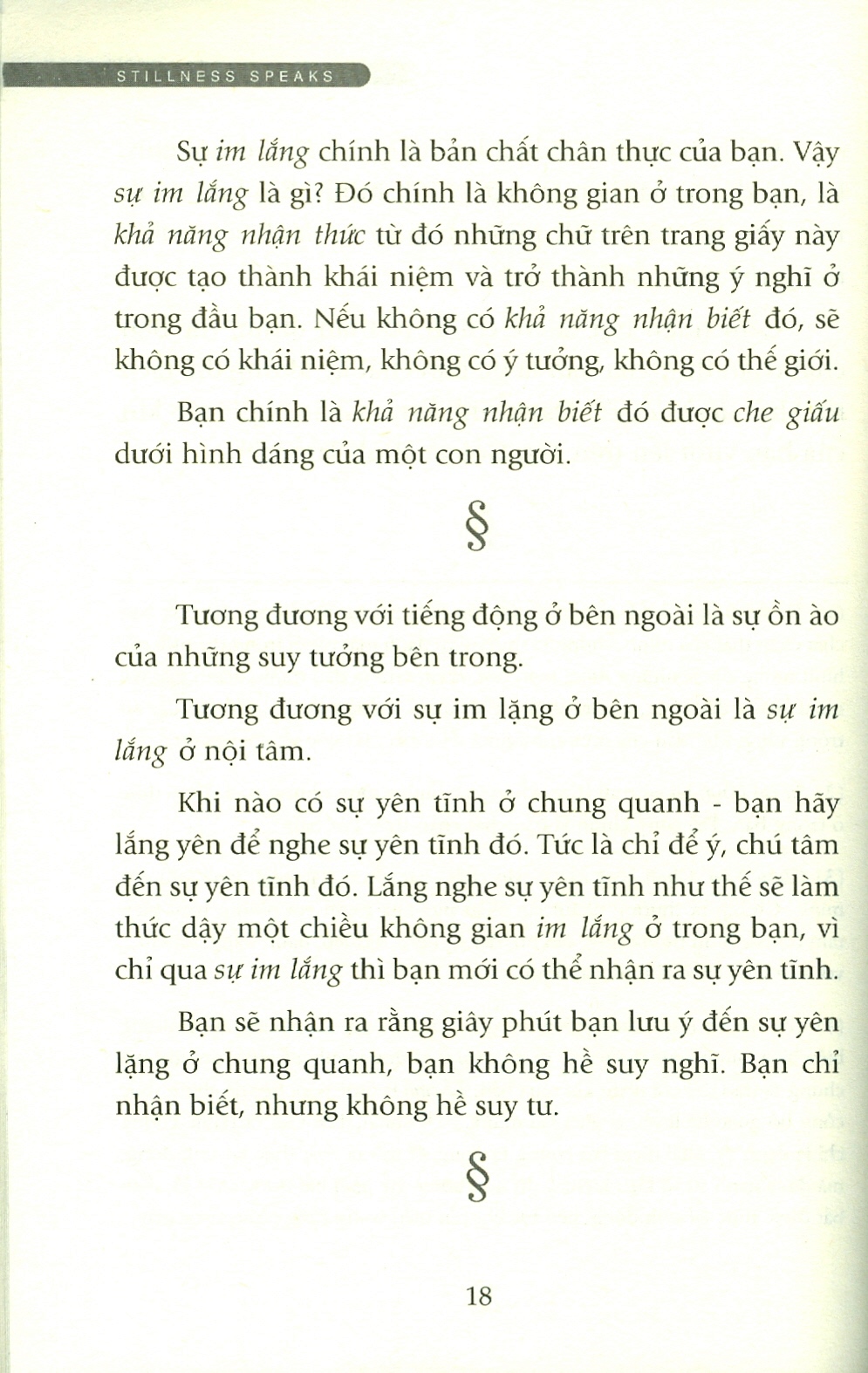 sức mạnh của tĩnh lặng (tái bản 2020)