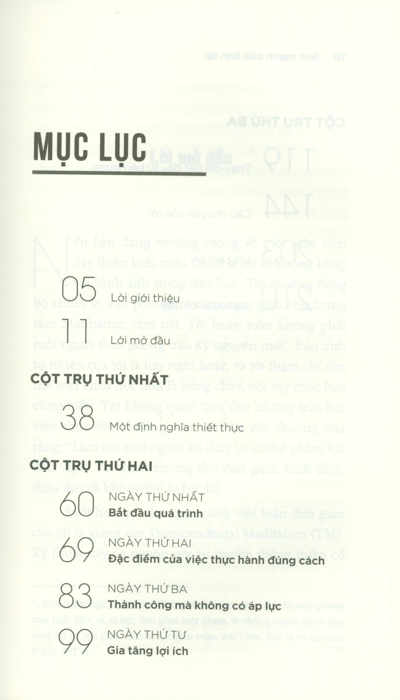 sức mạnh của tĩnh tại - strength in stillness