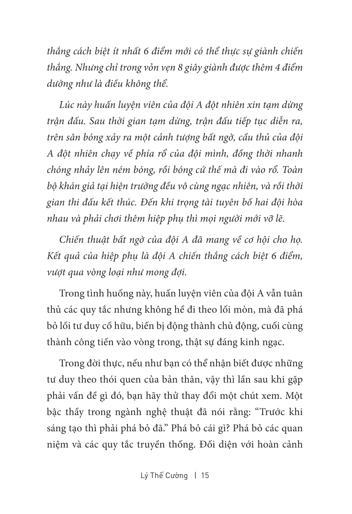 sức mạnh của tư duy phản biện - đổi góc nhìn - đảo cuộc chơi