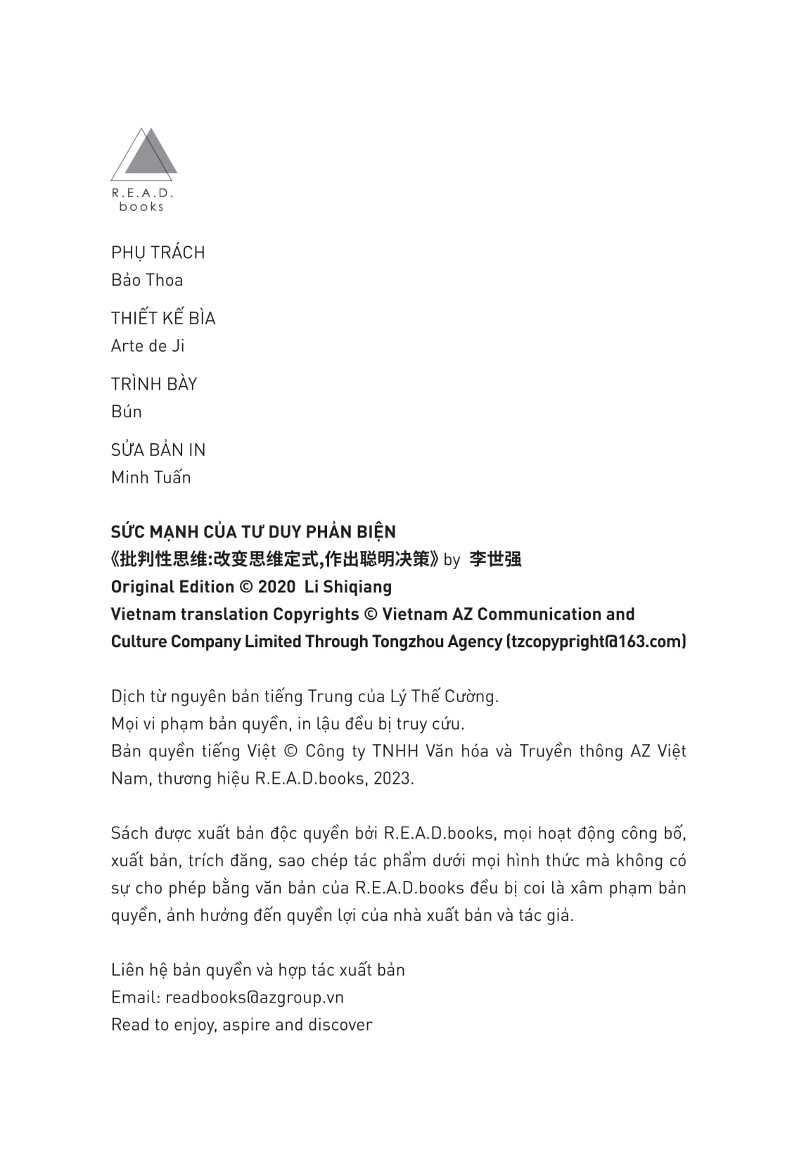 sức mạnh của tư duy phản biện - đổi góc nhìn - đảo cuộc chơi