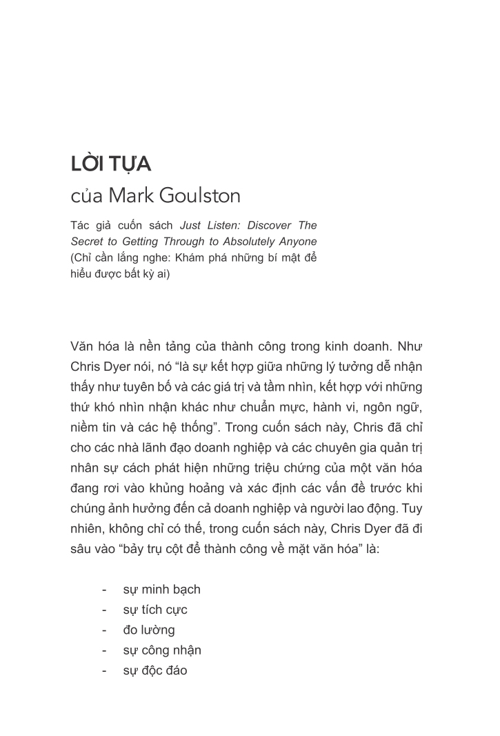 sức mạnh của văn hóa doanh nghiệp