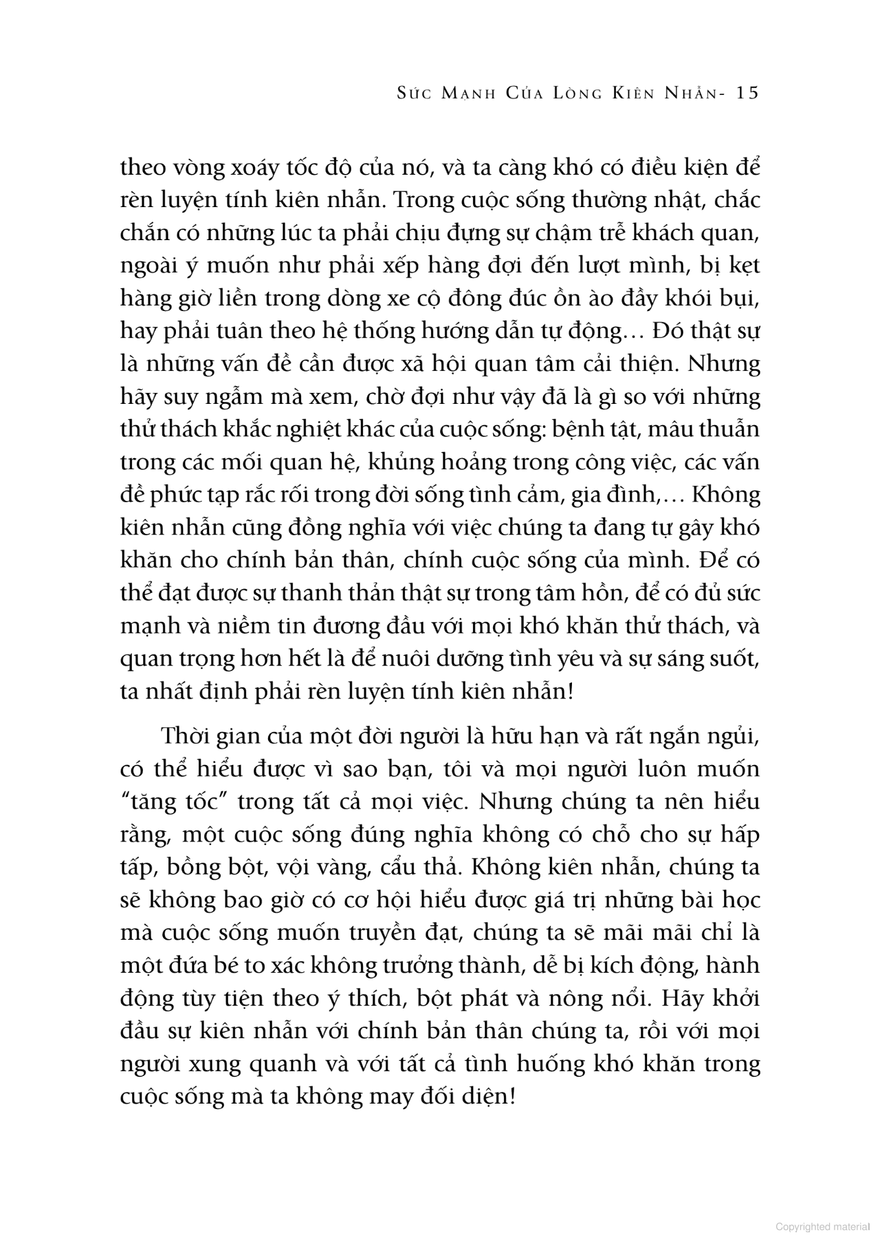 sức mạnh lòng kiên nhẫn (tái bản)