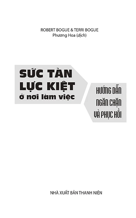 sức tàn lực kiệt ở nơi làm việc - hướng dẫn ngăn chặn và phục hồi
