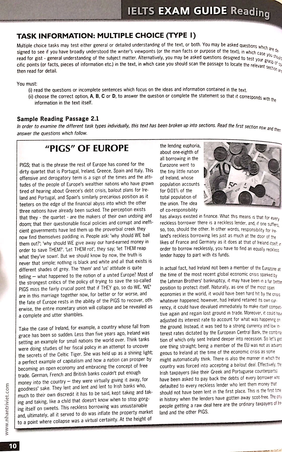 succeed in ielts reading and vocabulary