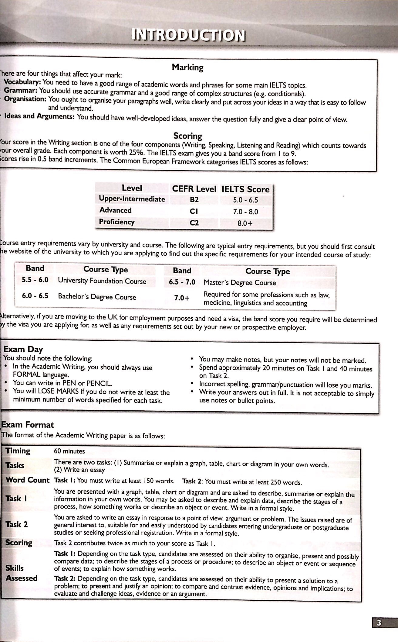 succeed in ielts writing