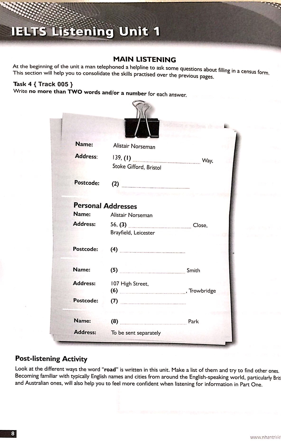 suceed in ielts listening & vocabulary (kèm cd)