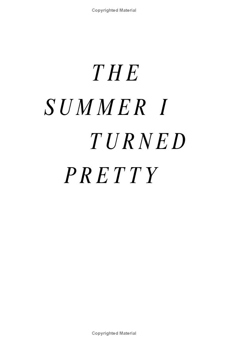 summer i turned pretty book 1