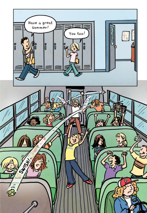 sunny #4: sunny makes a splash: a graphic novel