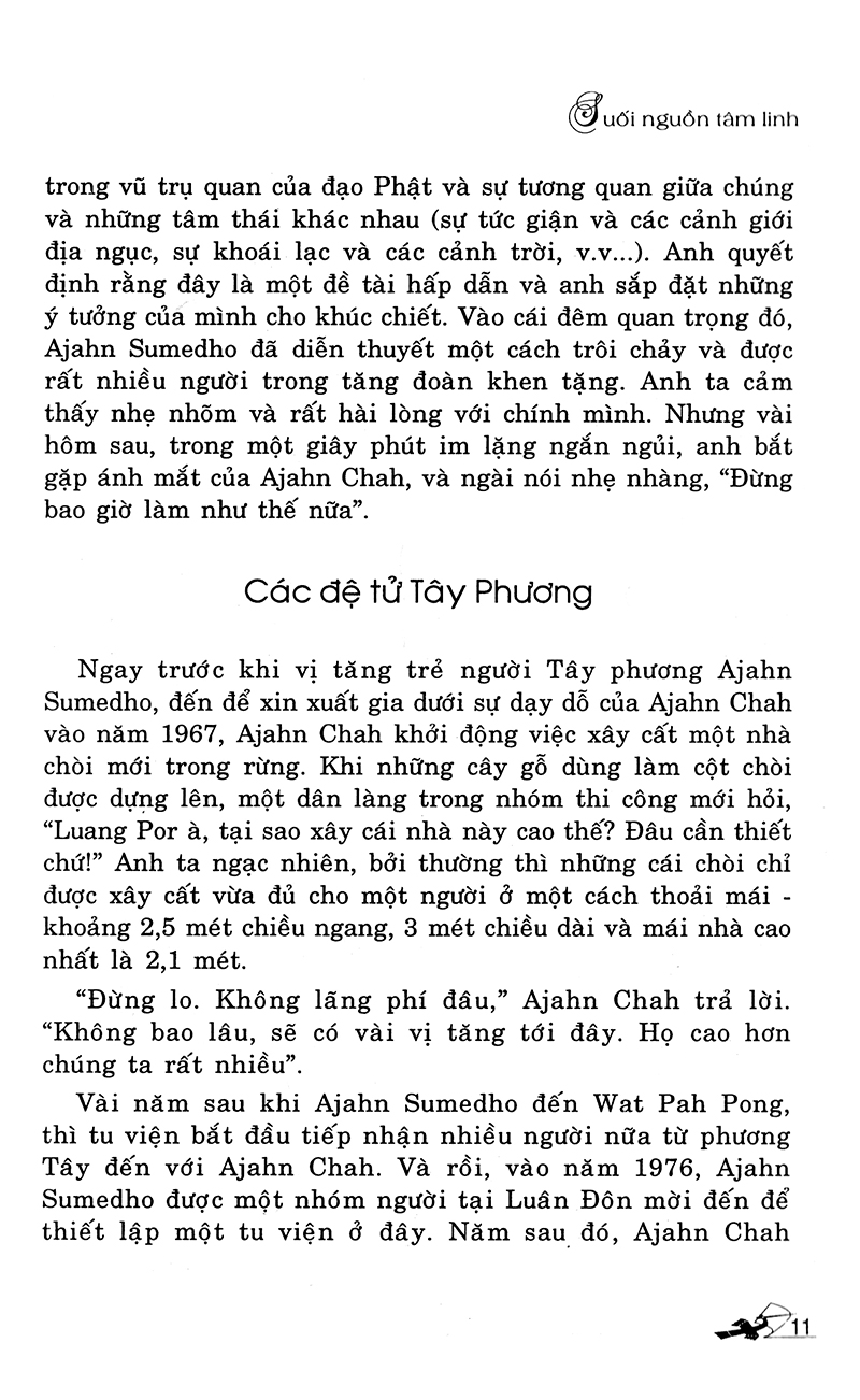 suối nguồn tâm linh