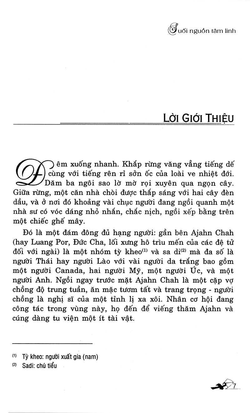 suối nguồn tâm linh