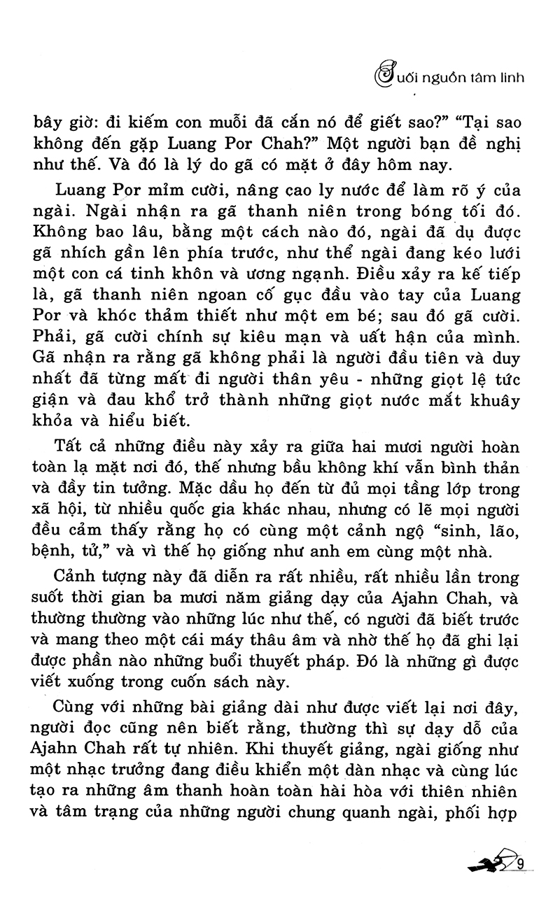 suối nguồn tâm linh