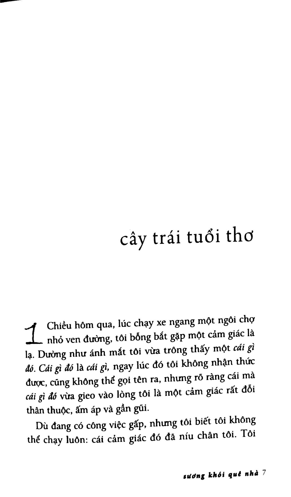 sương khói quê nhà (tái bản 2023)