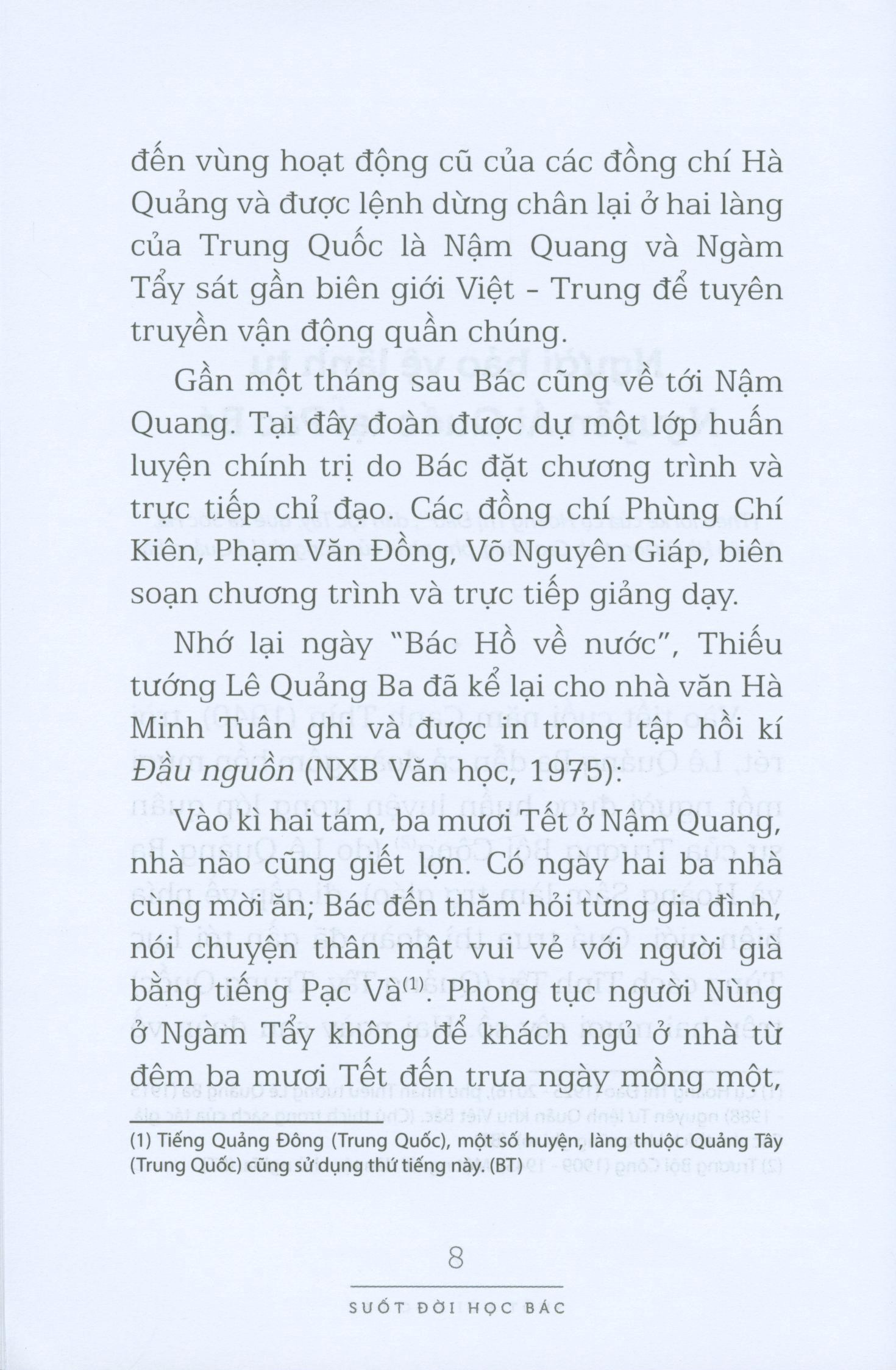 suốt đời học bác