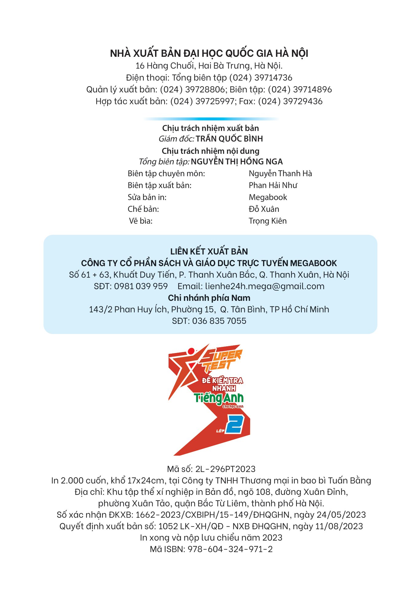 super test - đề kiểm tra nhanh tiếng anh cho học sinh lớp 2