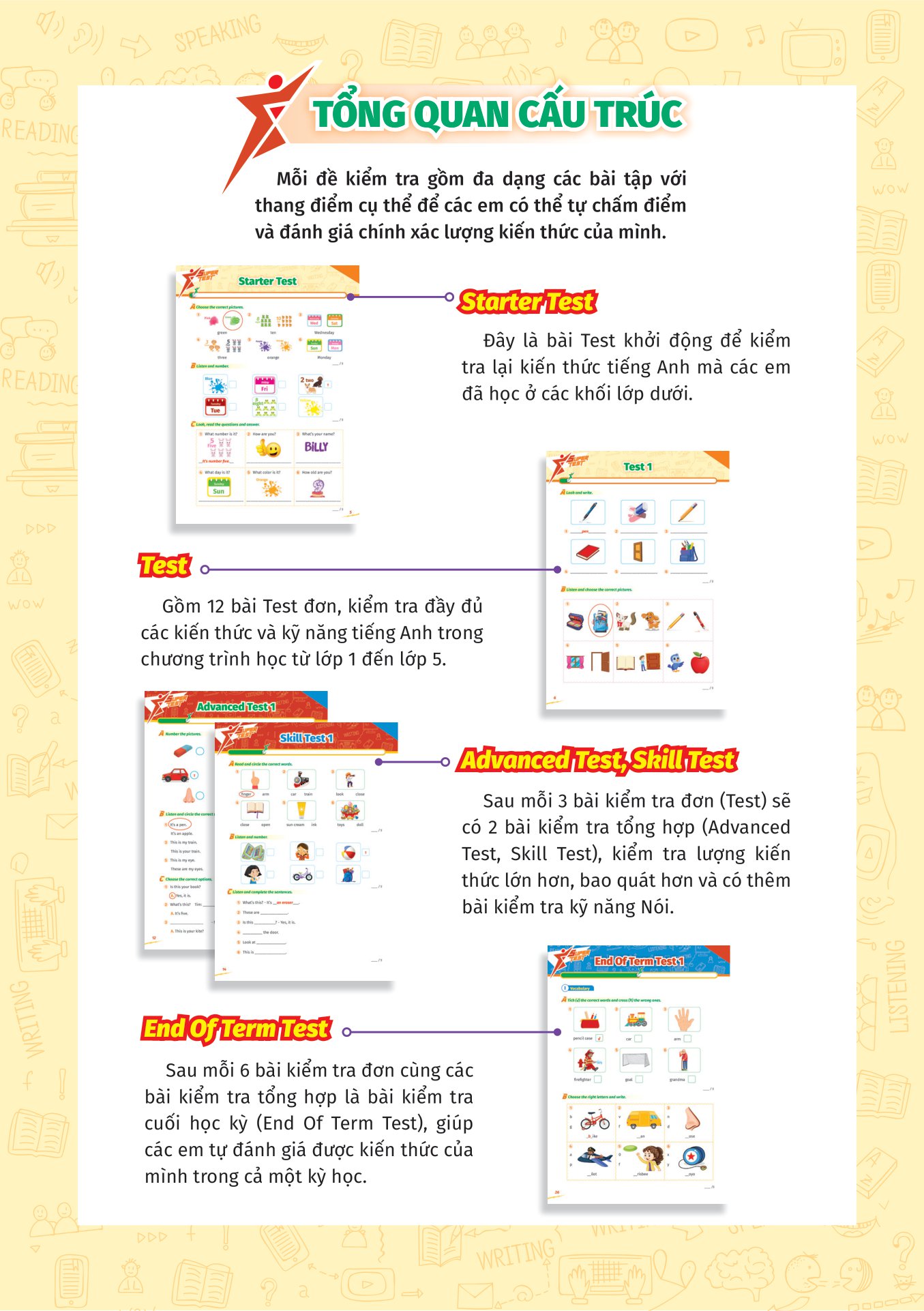 super test - đề kiểm tra nhanh tiếng anh cho học sinh lớp 2