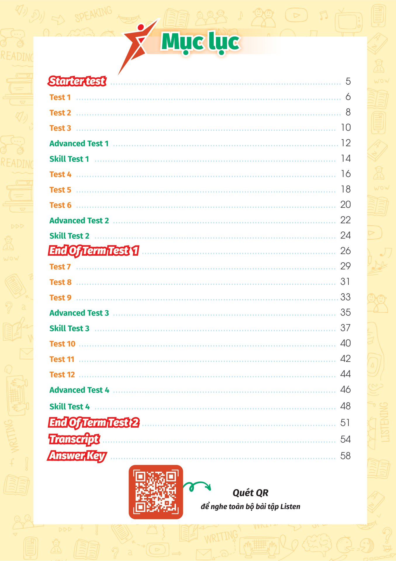 super test - đề kiểm tra nhanh tiếng anh cho học sinh lớp 2