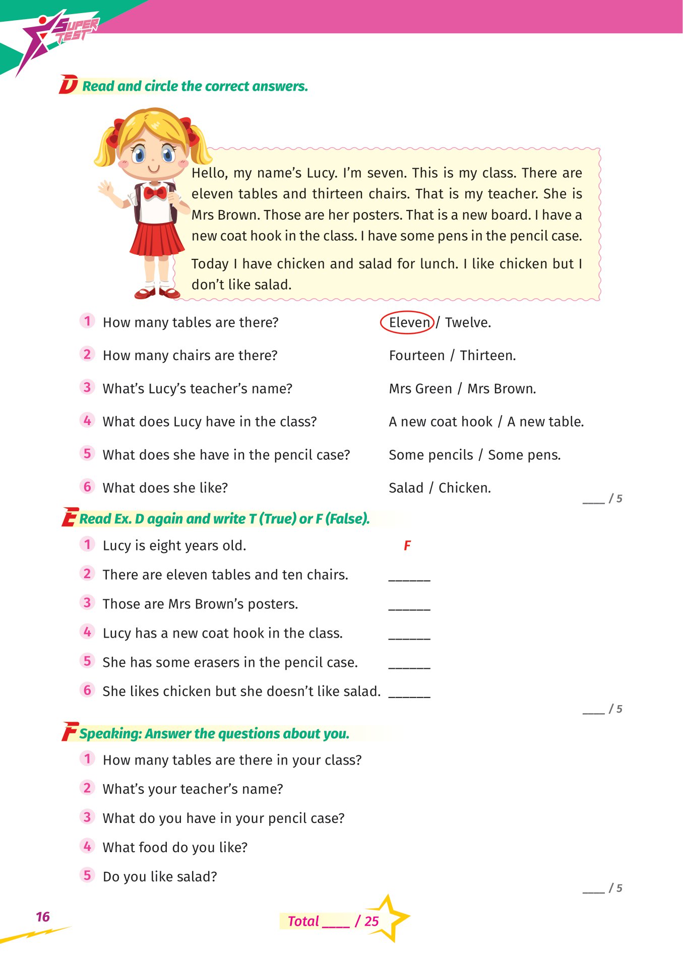 super test - đề kiểm tra nhanh tiếng anh cho học sinh lớp 3