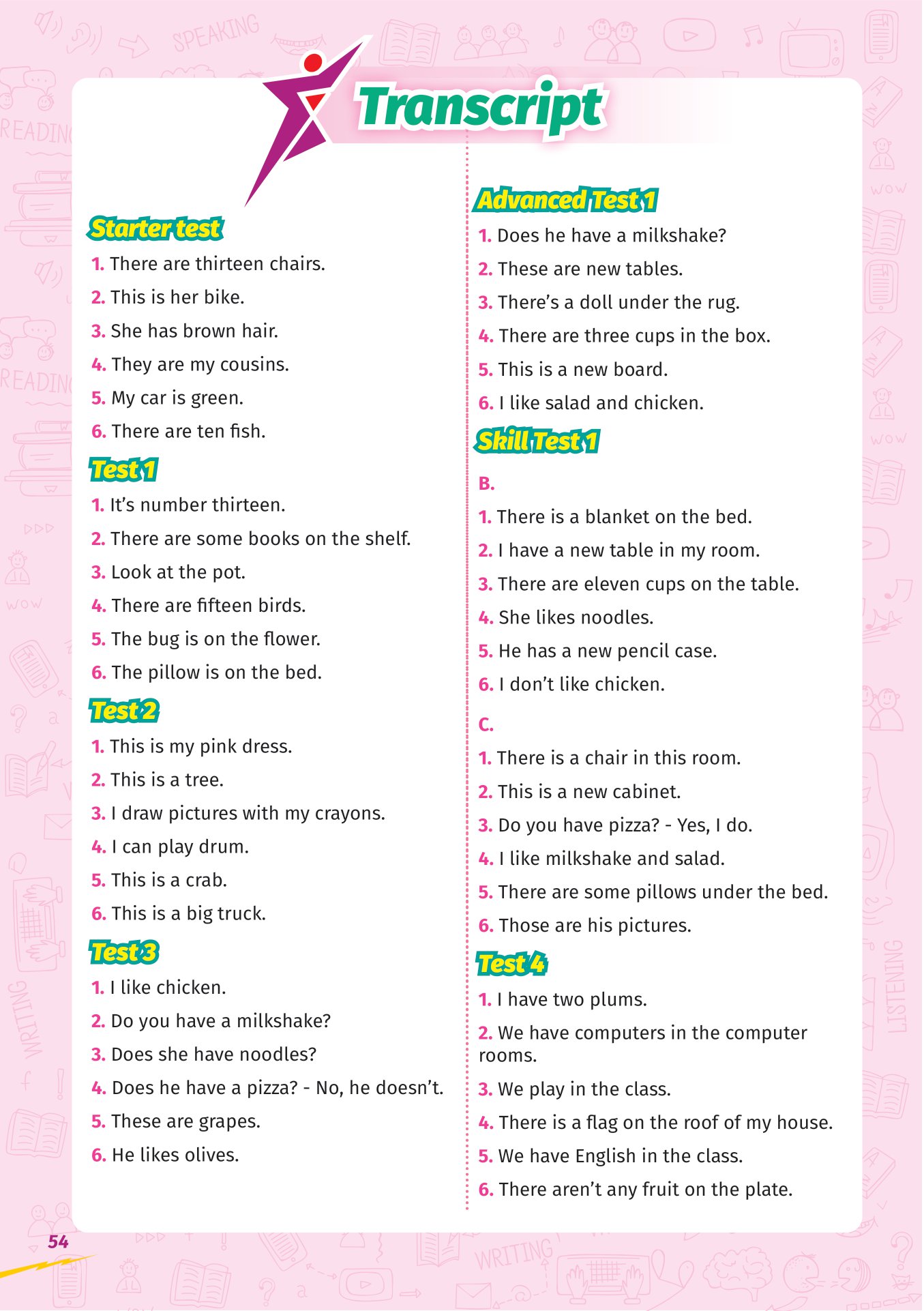 super test - đề kiểm tra nhanh tiếng anh cho học sinh lớp 3