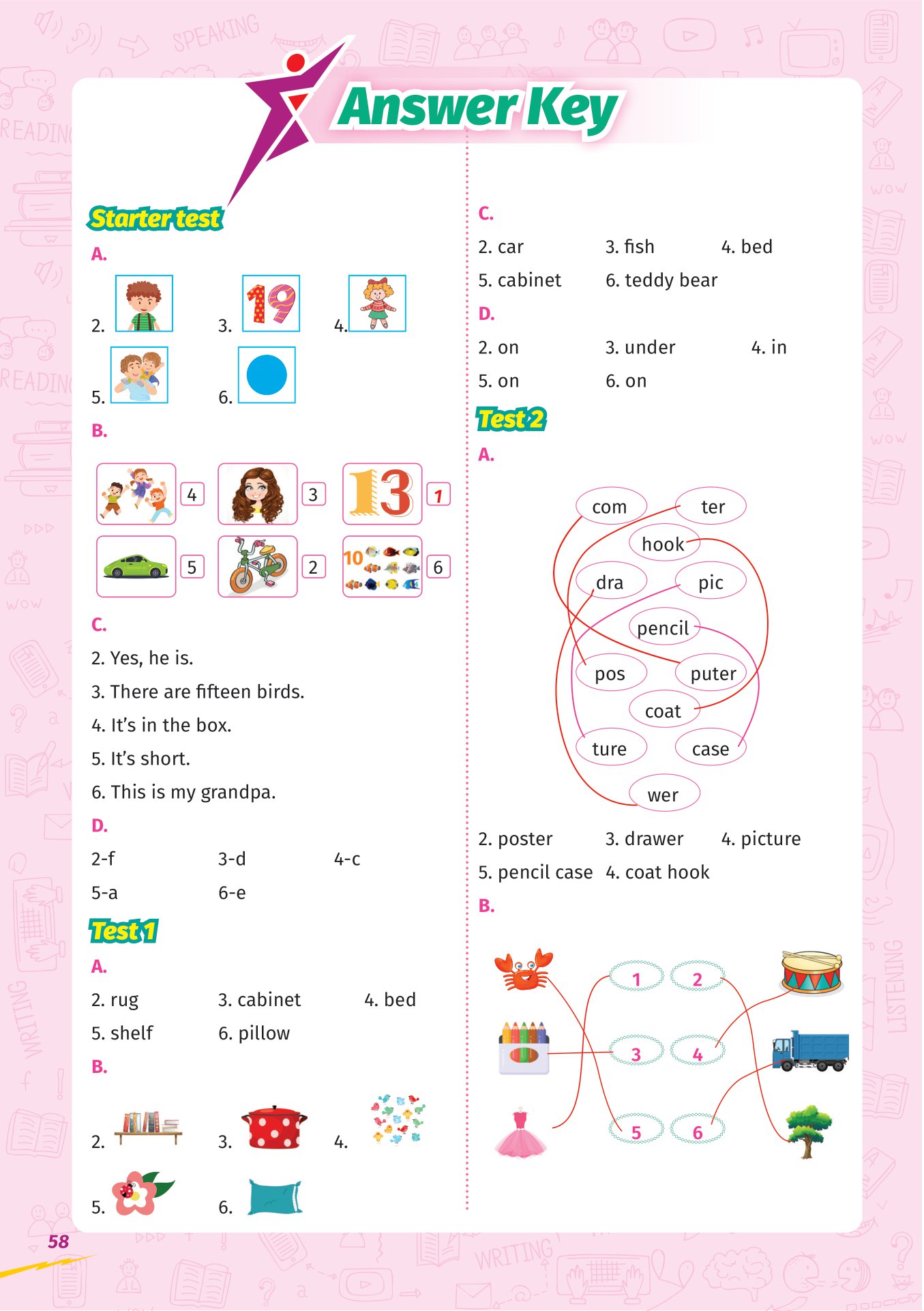 super test - đề kiểm tra nhanh tiếng anh cho học sinh lớp 3