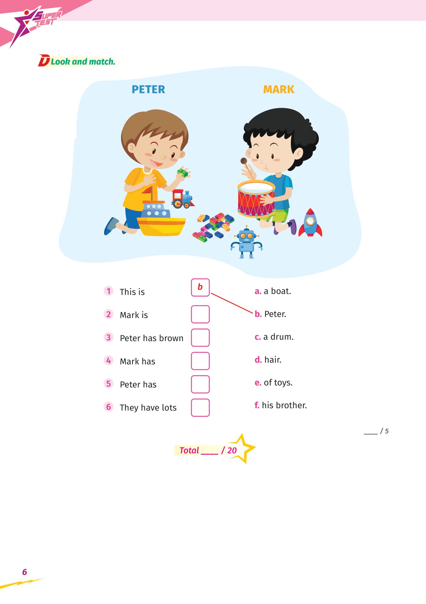 super test - đề kiểm tra nhanh tiếng anh cho học sinh lớp 3