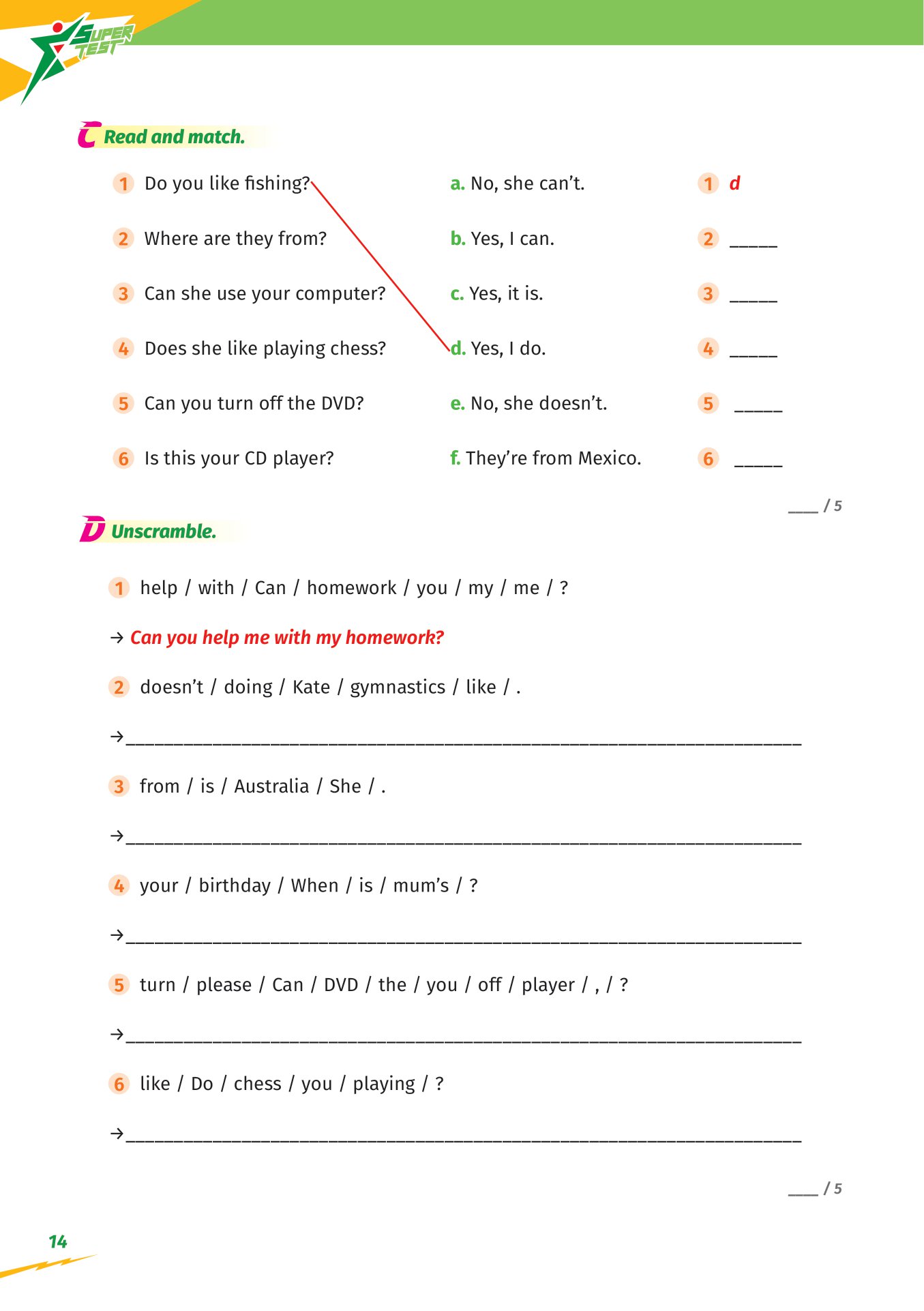 super test - đề kiểm tra nhanh tiếng anh cho học sinh lớp 4