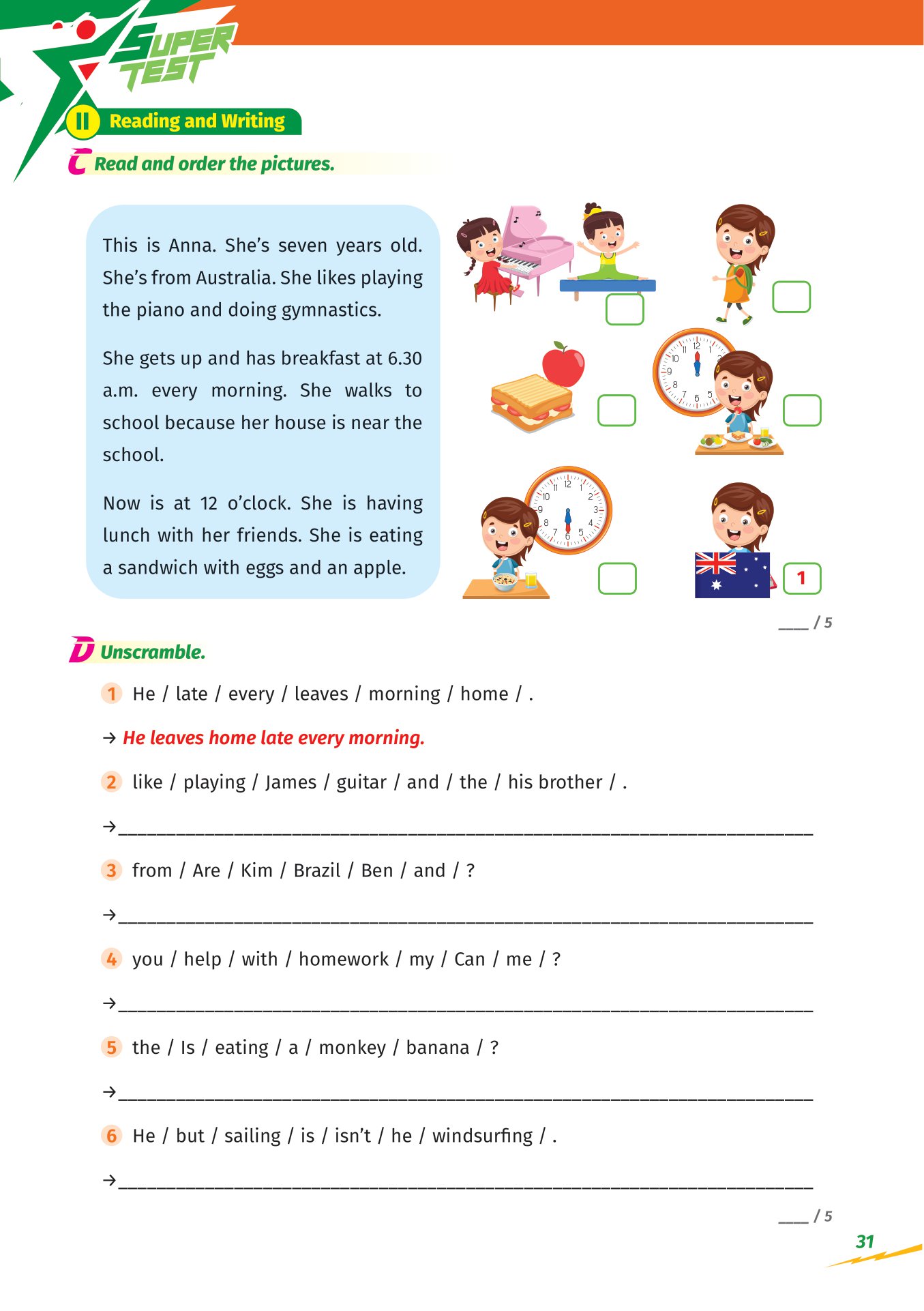 super test - đề kiểm tra nhanh tiếng anh cho học sinh lớp 4