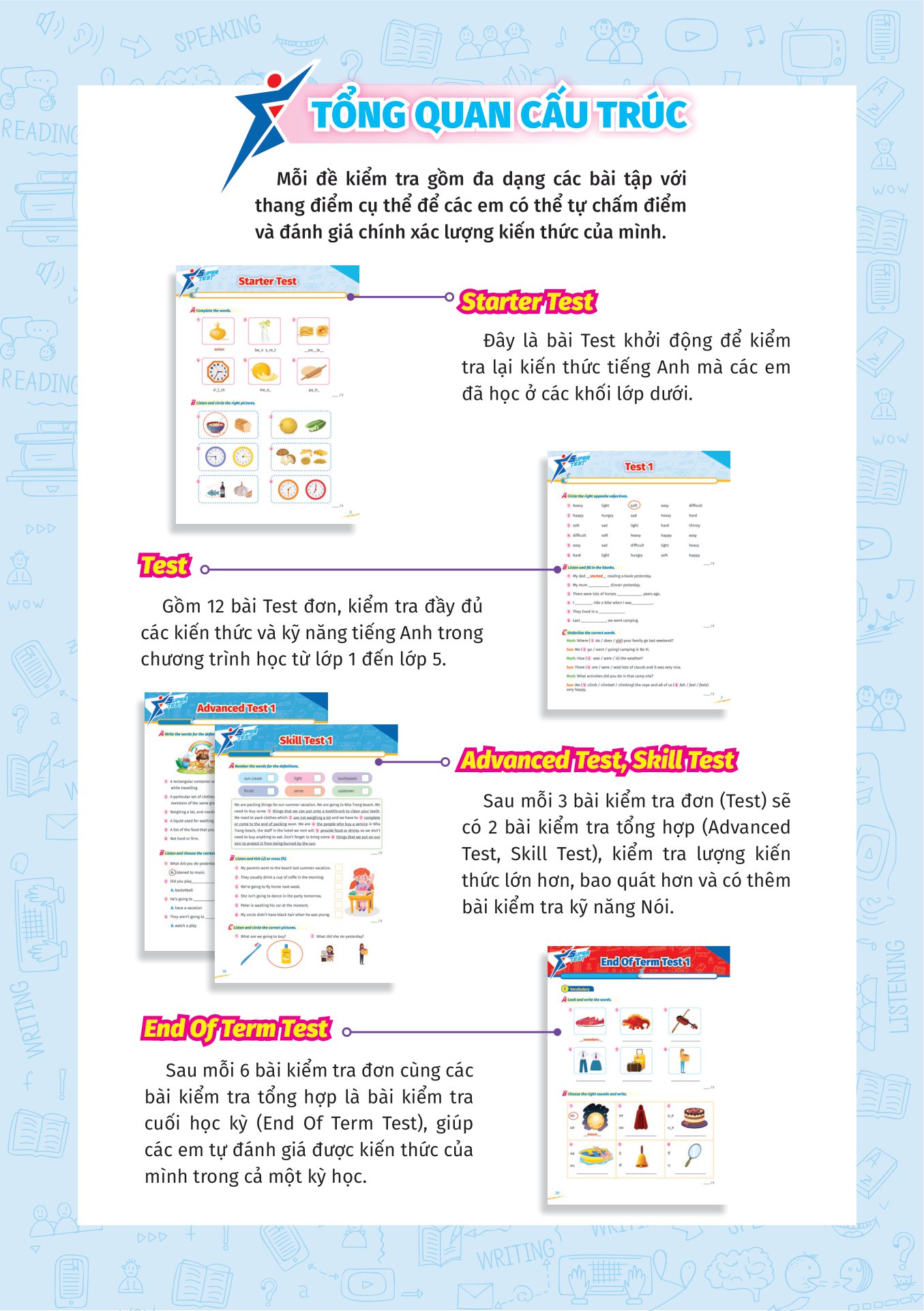 super test - đề kiểm tra nhanh tiếng anh cho học sinh lớp 5