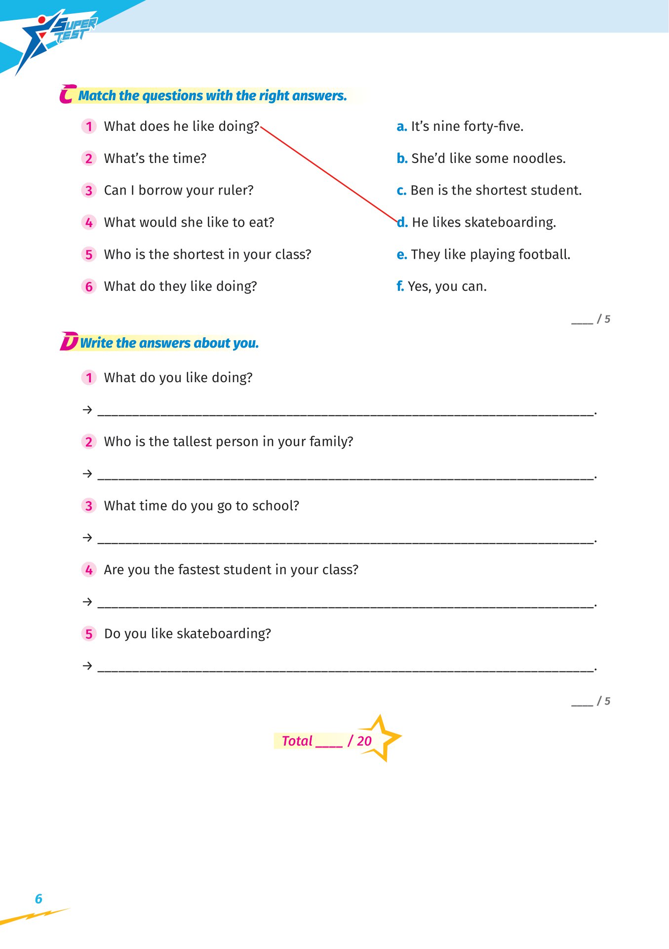 super test - đề kiểm tra nhanh tiếng anh cho học sinh lớp 5