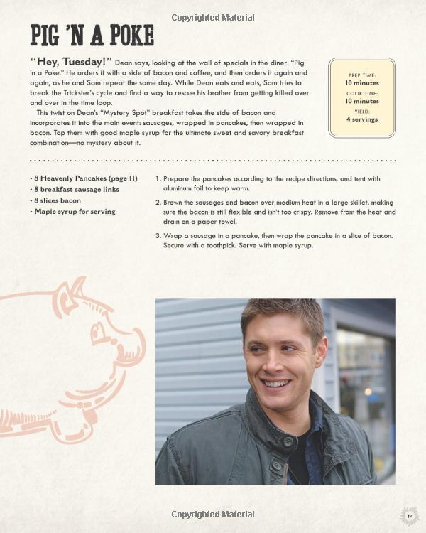 supernatural: the official cookbook: burgers, pies and other (science fiction fantasy)