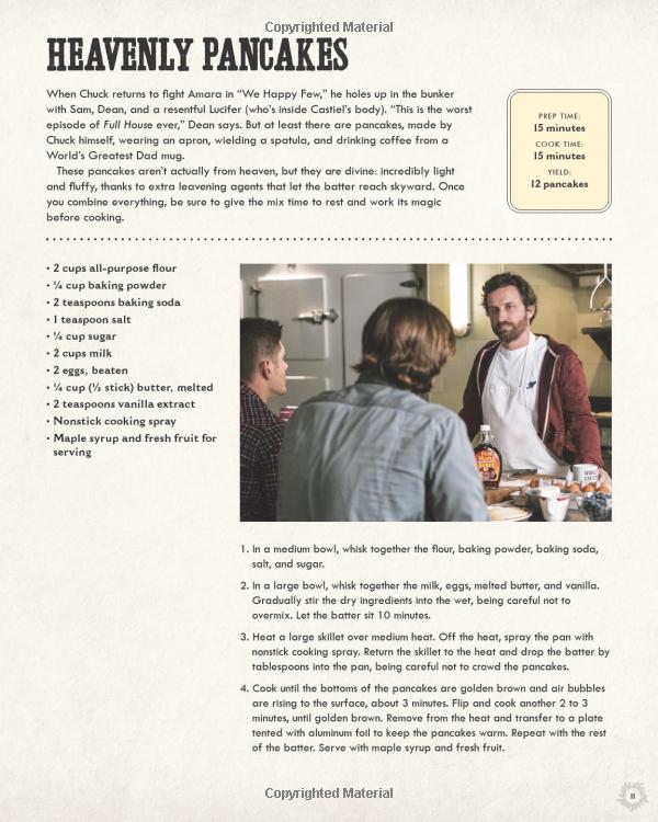 supernatural: the official cookbook: burgers, pies and other (science fiction fantasy)