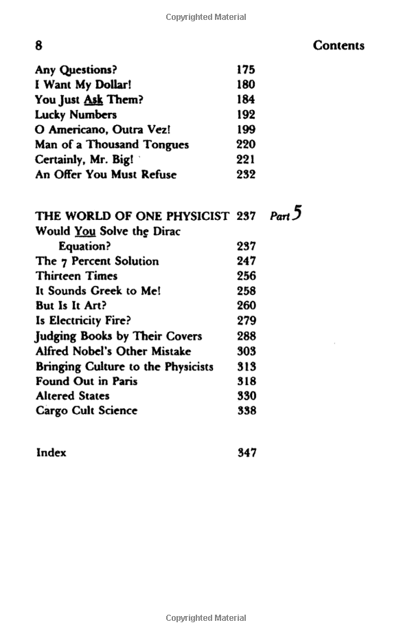 "Surely You're Joking, Mr. Feynman!": Adventures of a Curious Character as Told to Ralph Leighton