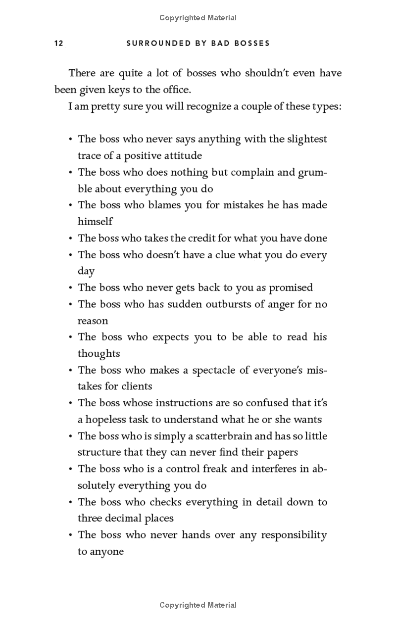 surrounded by bad bosses and lazy employees