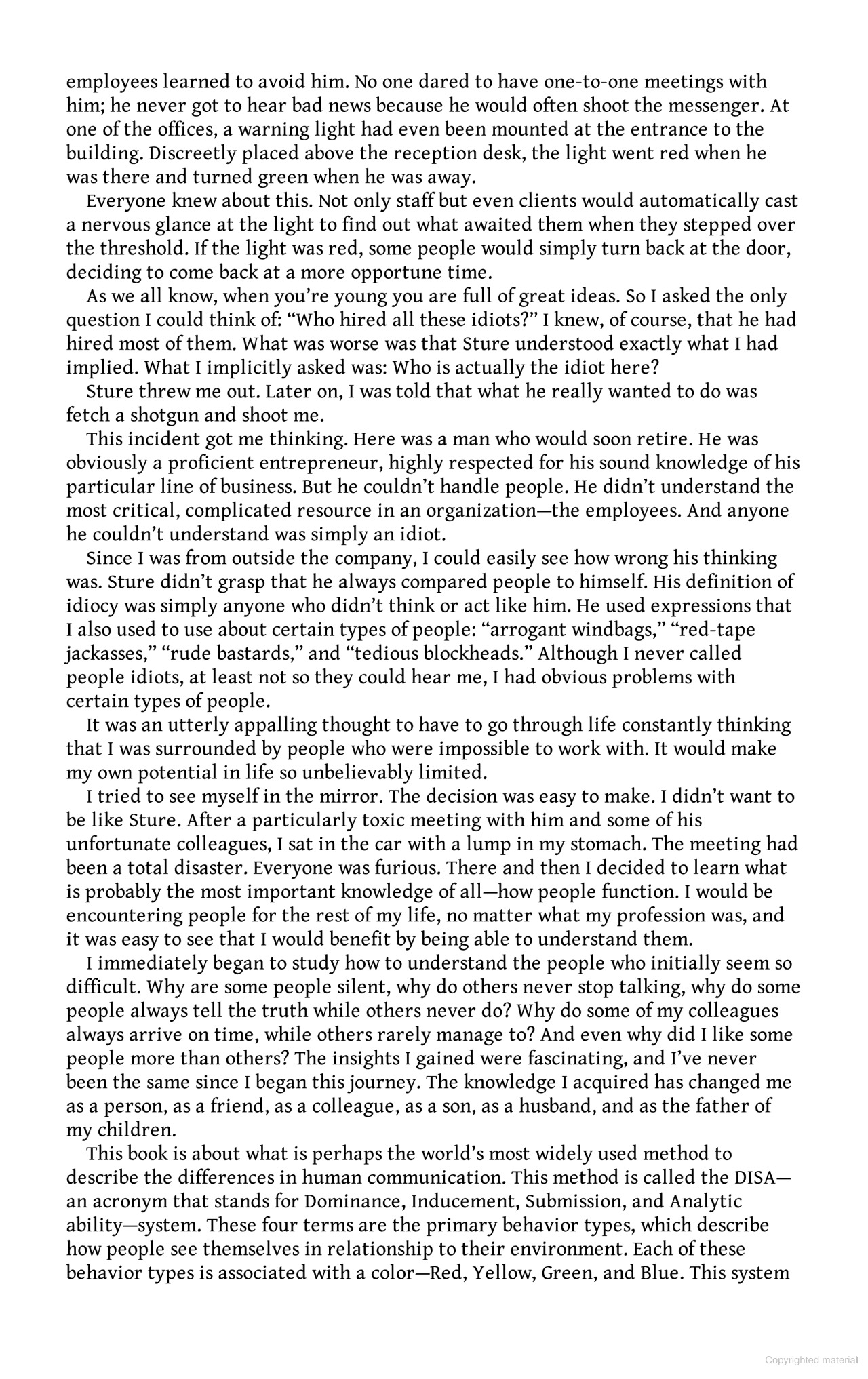 surrounded by idiots