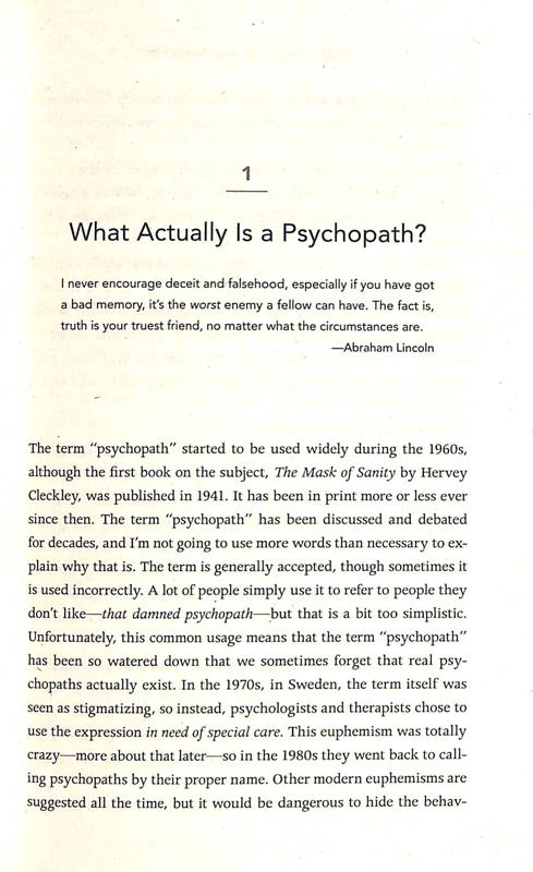 surrounded by psychopaths