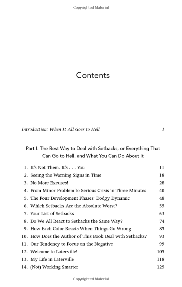 Surrounded By Setbacks : Or, How To Succeed When Everything's Gone Bad