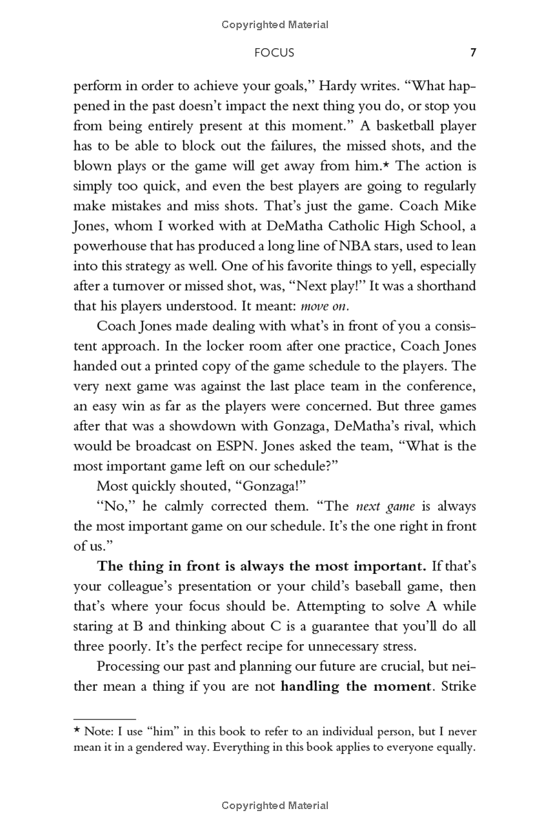 sustain your game: high performance keys to manage stress, avoid stagnation, and beat burnout