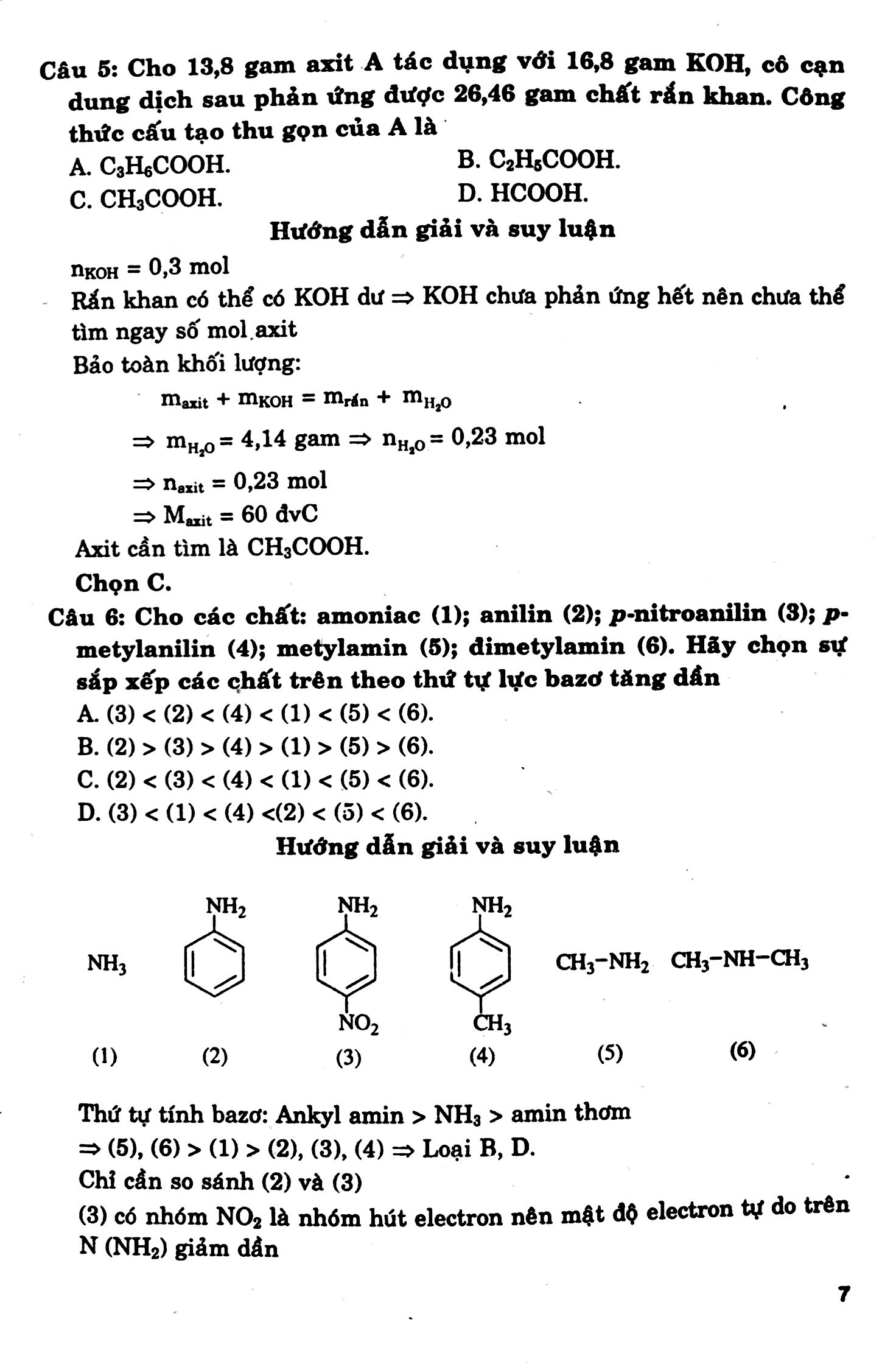 suy luận và pp giải nhanh đề thi trắc nghiệm hóa học 12