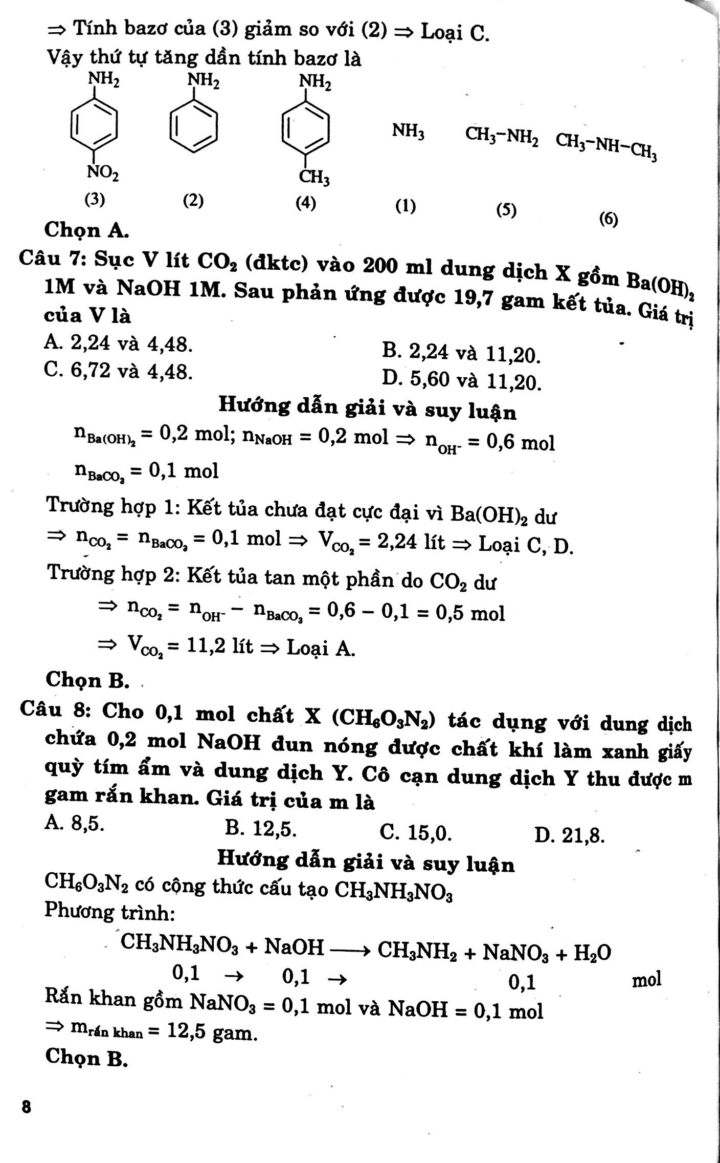 suy luận và pp giải nhanh đề thi trắc nghiệm hóa học 12