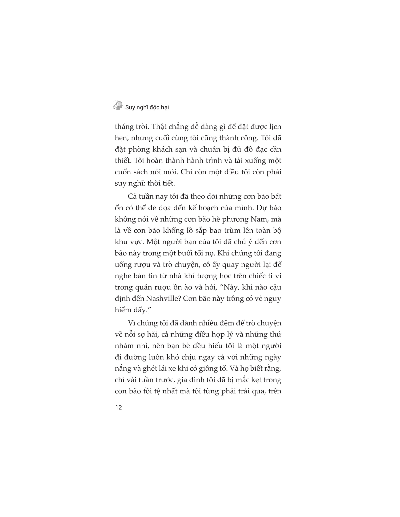 suy nghĩ độc hại